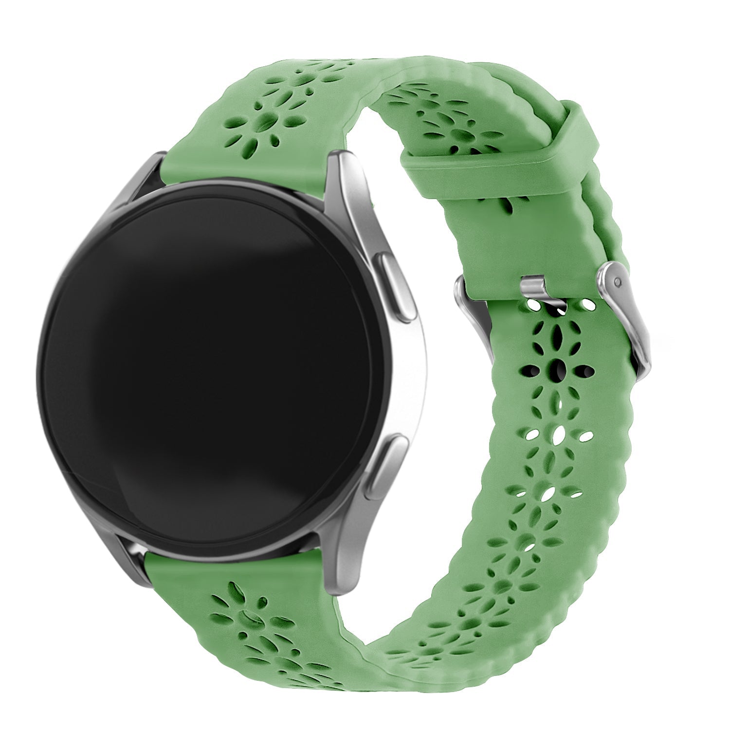Amazfit Bip 3 (Pro) Patterned Silicone Strap (Green)