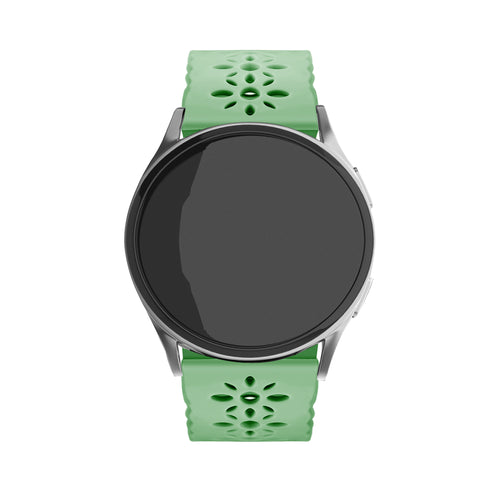 Amazfit Bip U (Pro) Patterned Silicone Strap (Green)