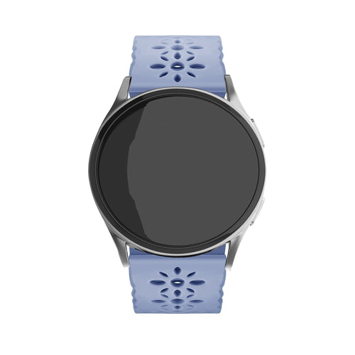 Amazfit Bip U (Pro) Gemustertes Silikonarmband (Lavender Grau)