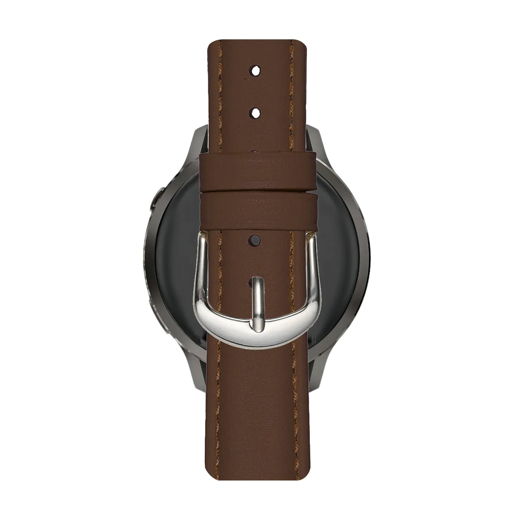 Bandz Amazfit Bip U Leather Strap 'Bullet' (Brown)