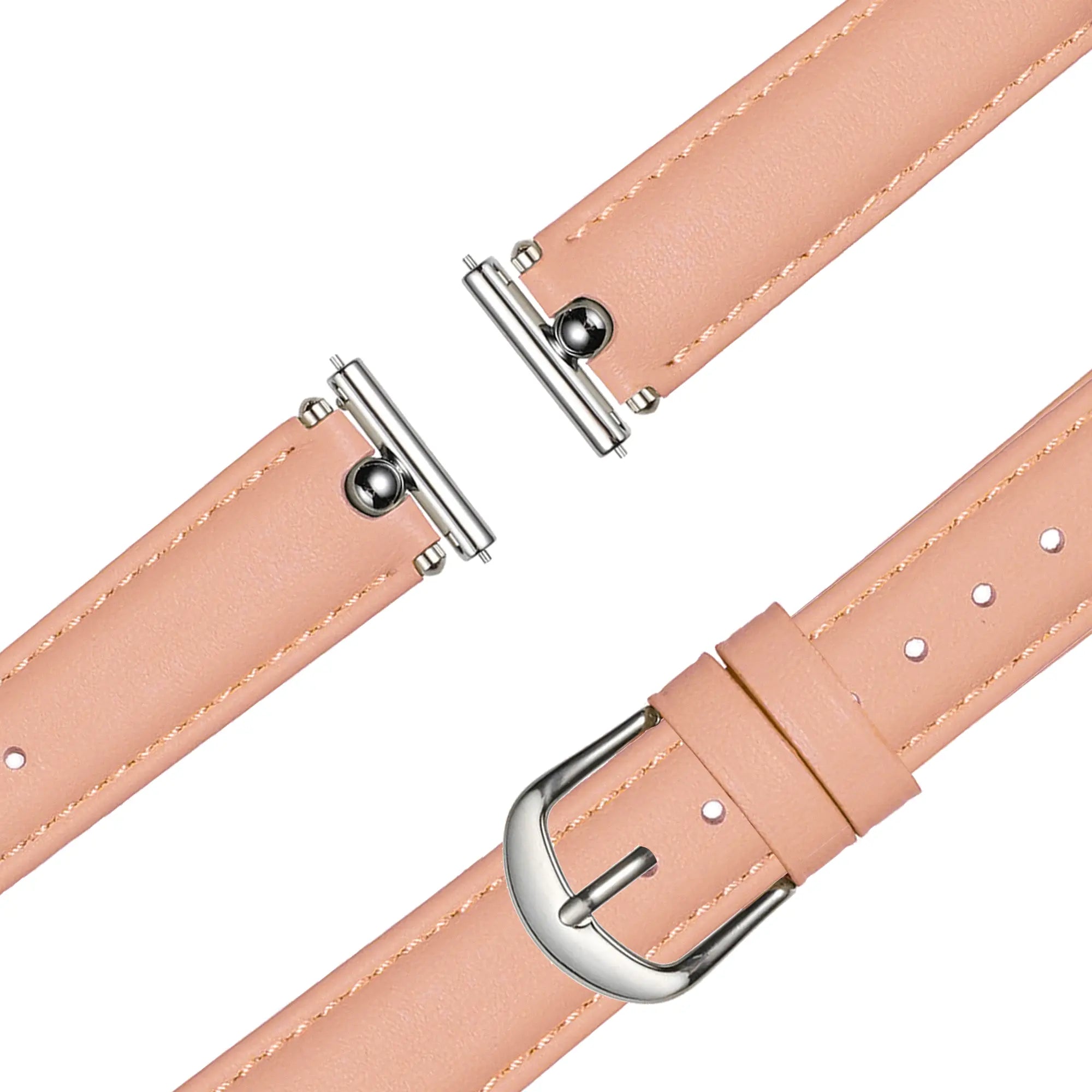 Bandz Garmin Vivomove Trend Leather Strap 'Bullet' (Pink)