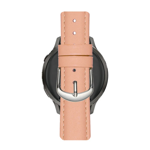 Bandz Oozoo Smartwatch 20mm Lederarmband 'Bullet' (Rosa)