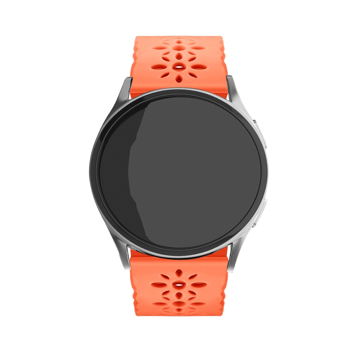 Coros Pace 2 Patterned Silicone Strap (Orange)