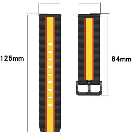 ICE Smart TKS Rectangular 1.41 Special Edition Strap (Black/Yellow)