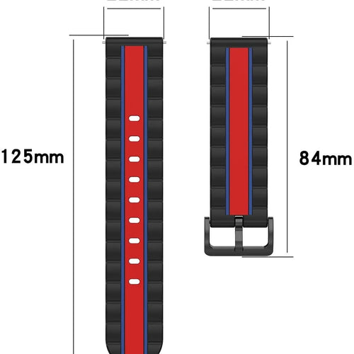 ICE Smart TKS Rectangular 1.41 Special Edition Strap (Black/Red)