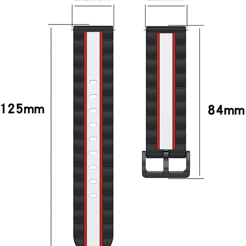 Polar Vantage M3 Special Edition Armband (Schwarz/Weiß)