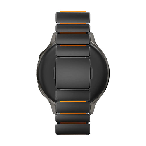 Bandz Huawei Watch Ultimate 2 Titanarmband 'Hybrid' (Schwarz/Orange)