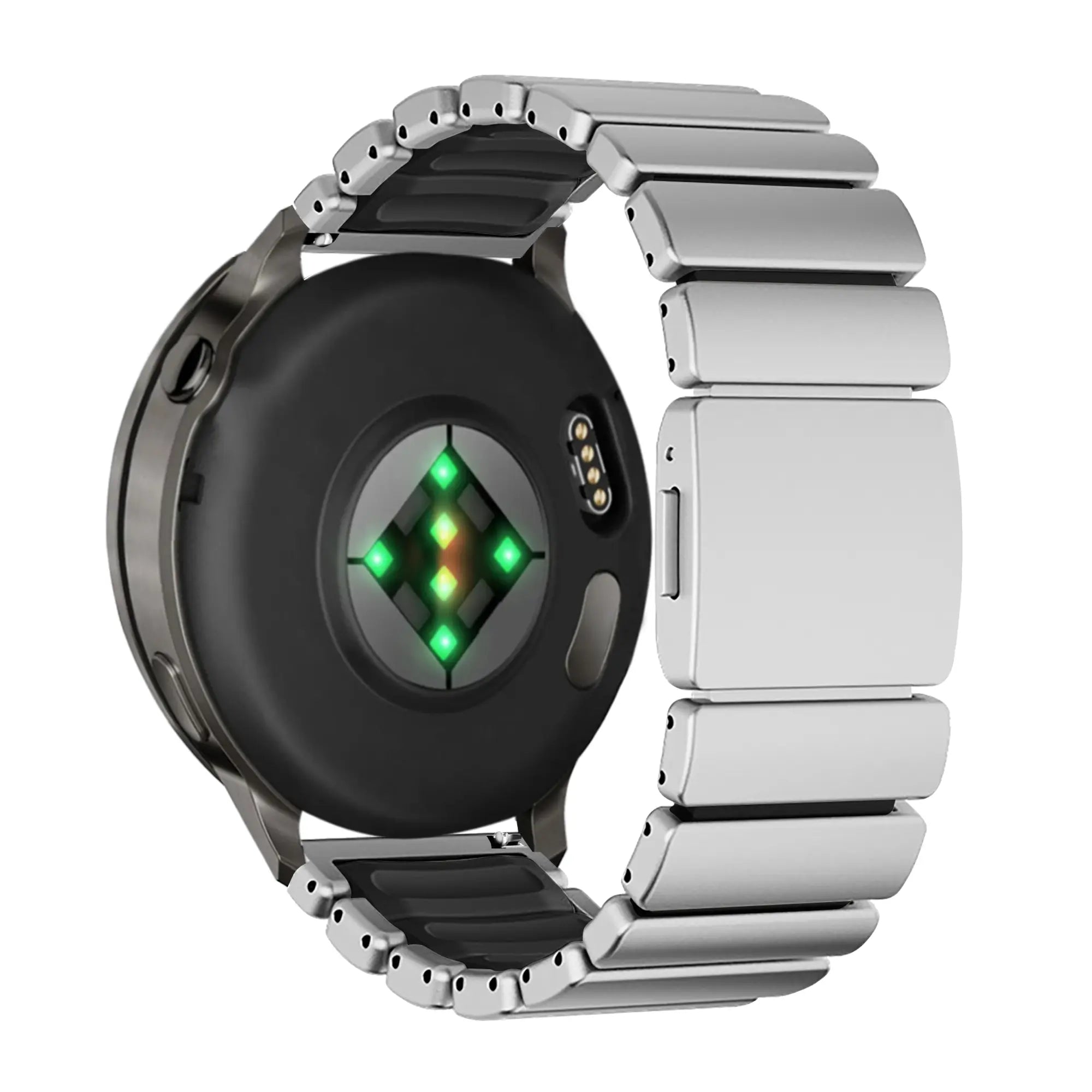 Bandz Huawei Watch Ultimate 2 Titanarmband 'Hybrid' (Titan/Schwarz)