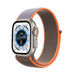 Apple Watch Ultra Nylon Strap (Brown-Orange)