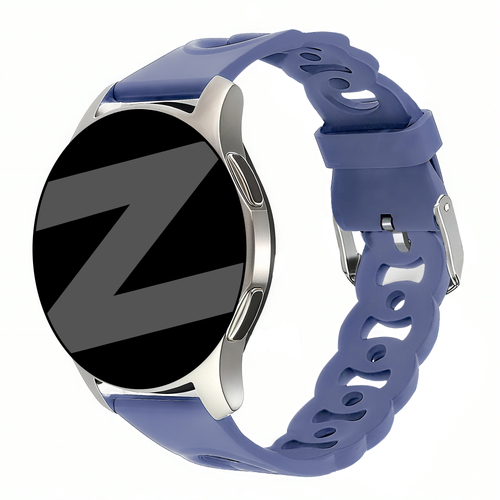 Bandz Amazfit Bip 3 (Pro) Silikonarmband 'Chains' (Lavendel)