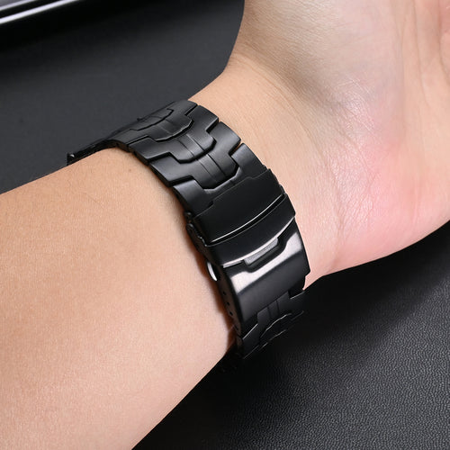 Google Pixel Watch 3 - 45mm 'Iron' Titanarmband (Schwarz)