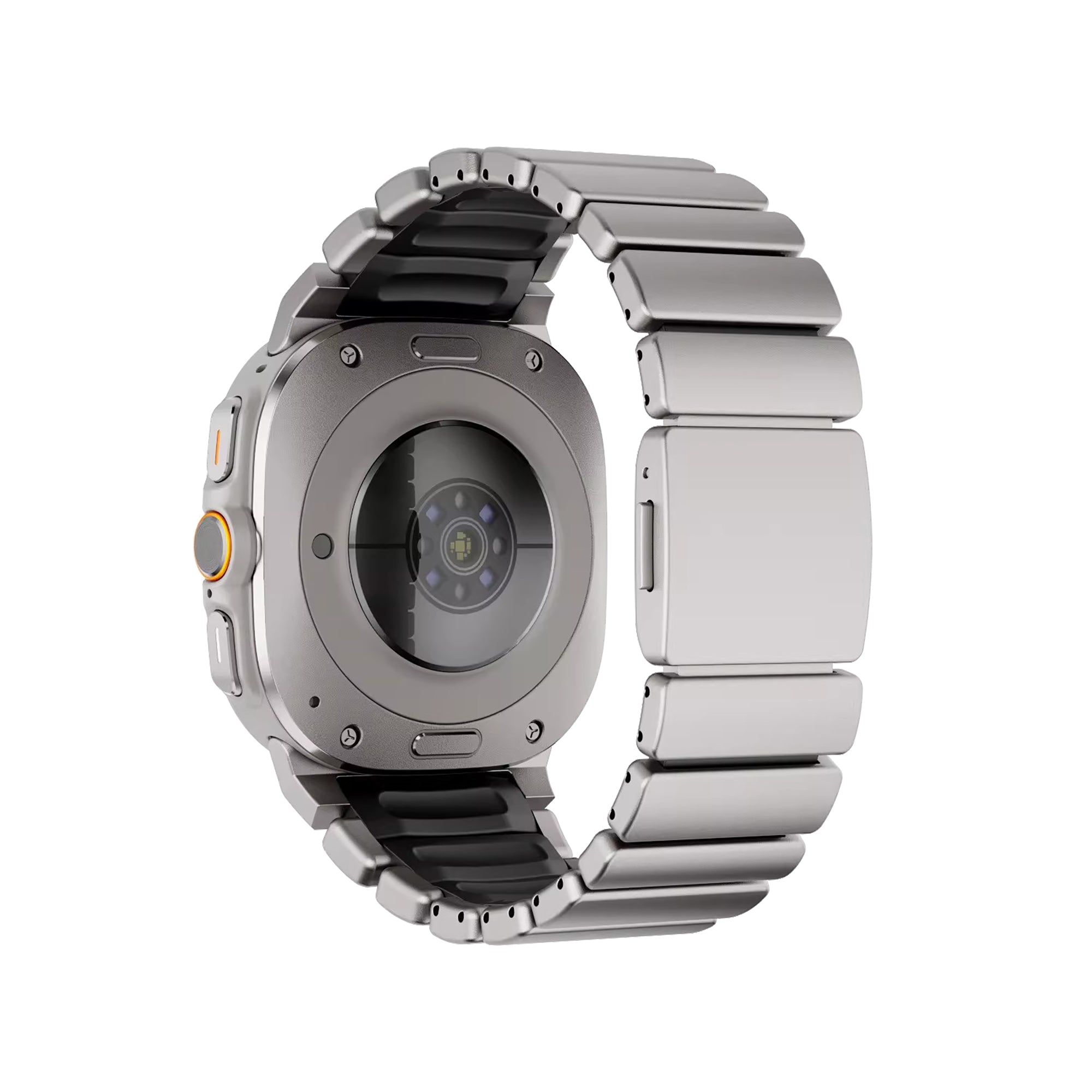 Bandz Samsung Galaxy Watch Ultra Titanium Strap 'Hybrid' (Titanium/Black)