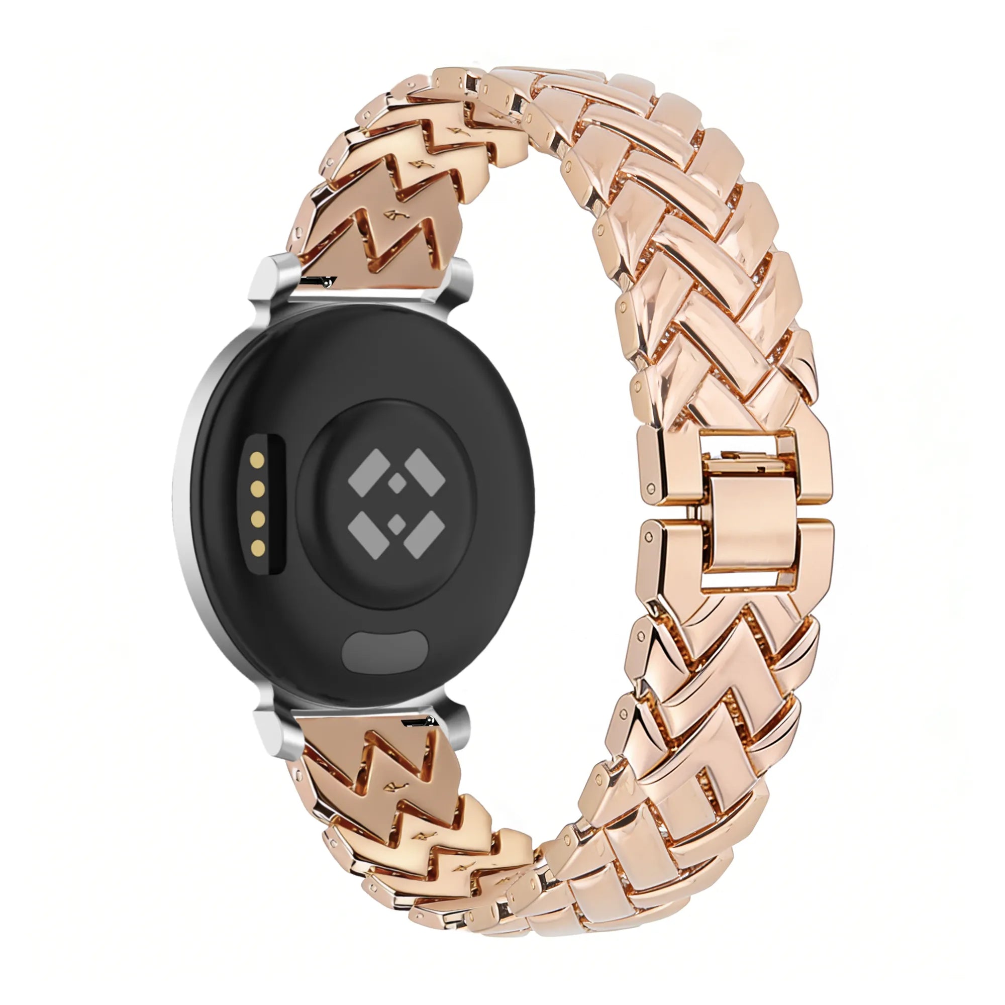 Bandz Garmin Lily 2 Metallarmband 'V-Type' (Roségold)
