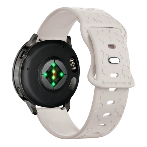 Bandz Garmin Forerunner 265s Silikonarmband 'Leopard' (Polarstern)