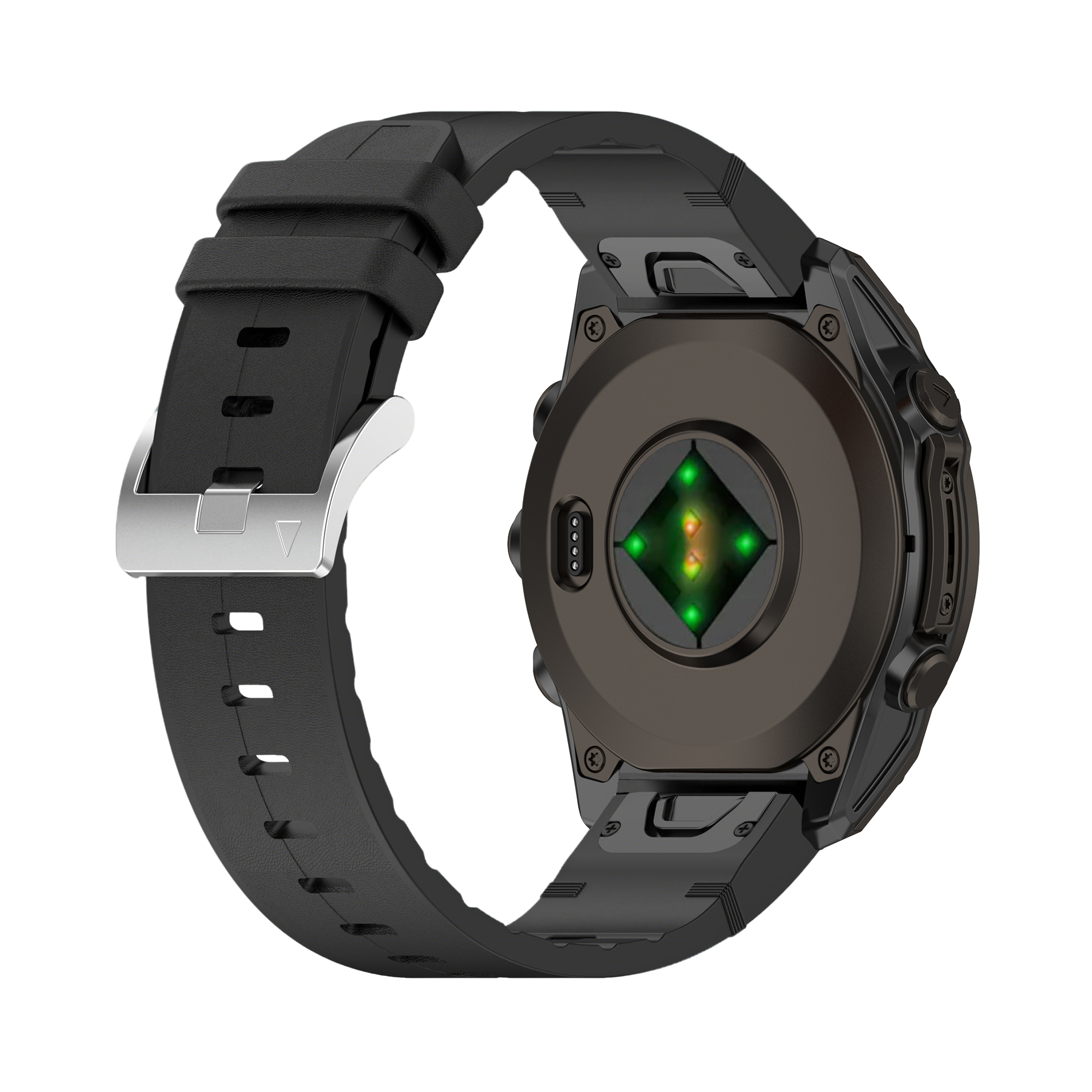 Garmin Tactix 7 Leather Hybrid Strap (Black)