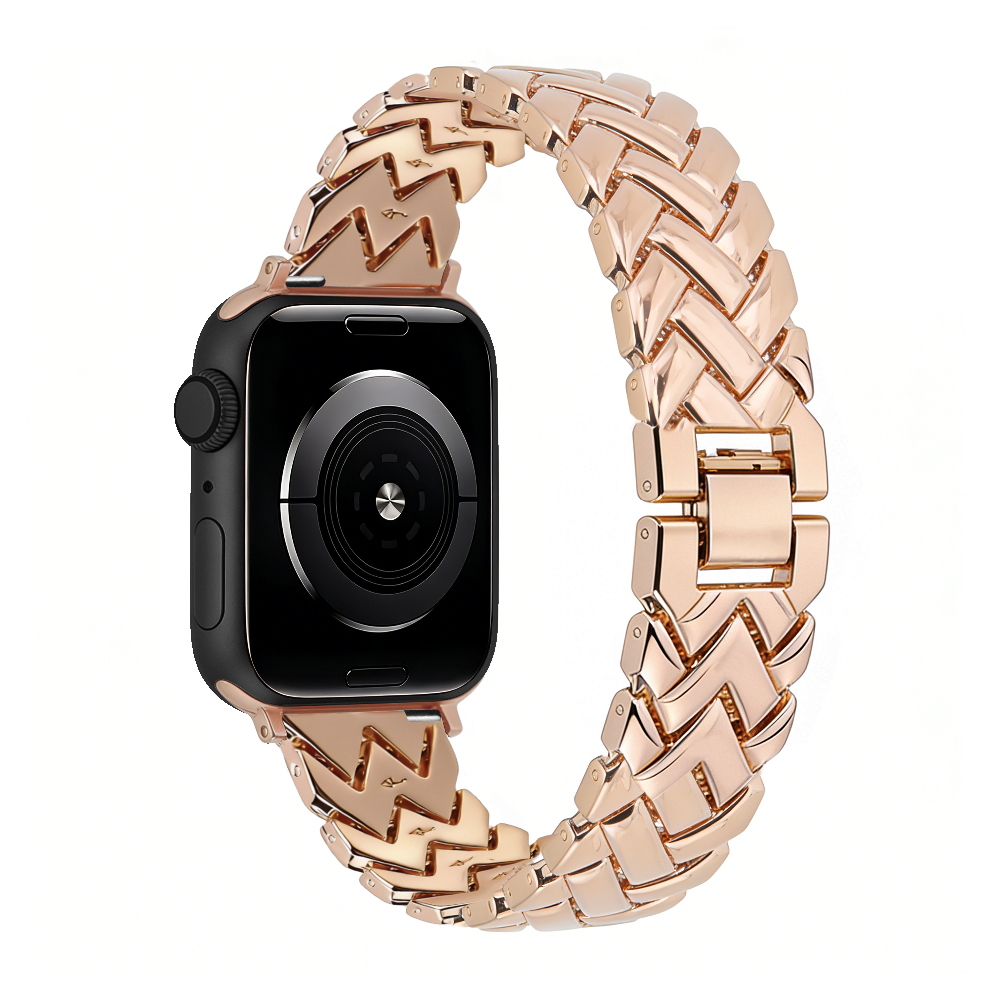 Bandz Apple Watch Metallarmband 'V-Type' (Roségold)
