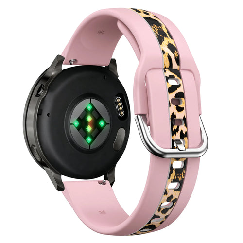Bandz Polar Pacer Dual Leopard Armband (Hellrosa)