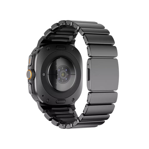 Bandz Samsung Galaxy Watch Ultra Titanium Strap 'Hybrid' (Black)