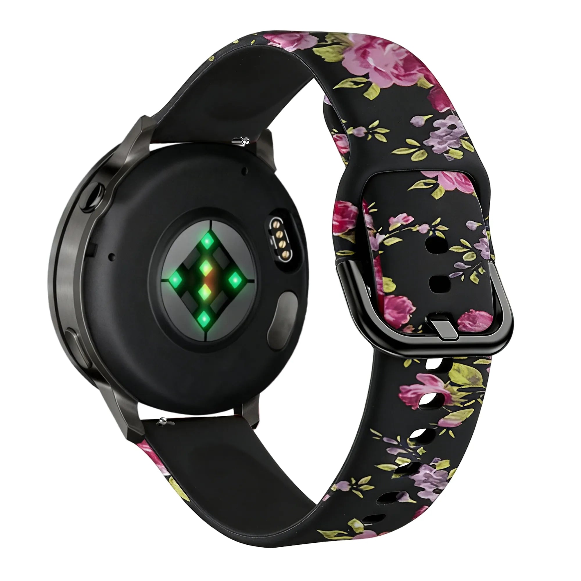 Bandz Garmin Forerunner 70 Silikonarmband (Pink Flower)