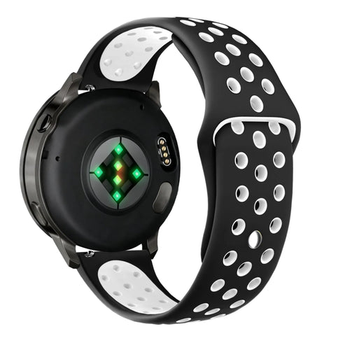 Bandz Garmin Forerunner 265 Sport Strap 'Deluxe' (Black/White)