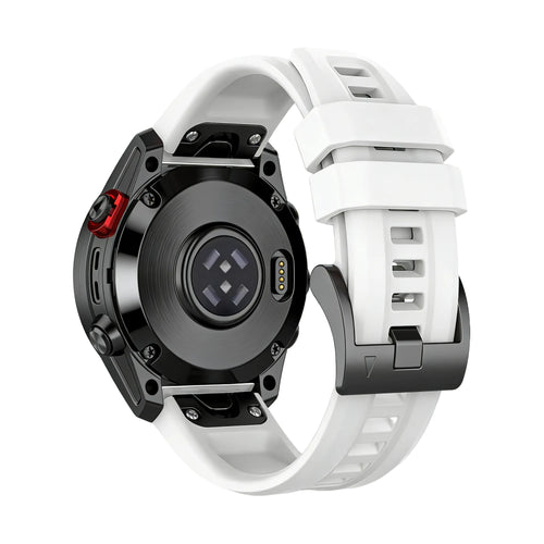 Bandz Amazfit T-Rex Ultra 2 Silicone Strap 'Classic' (White)