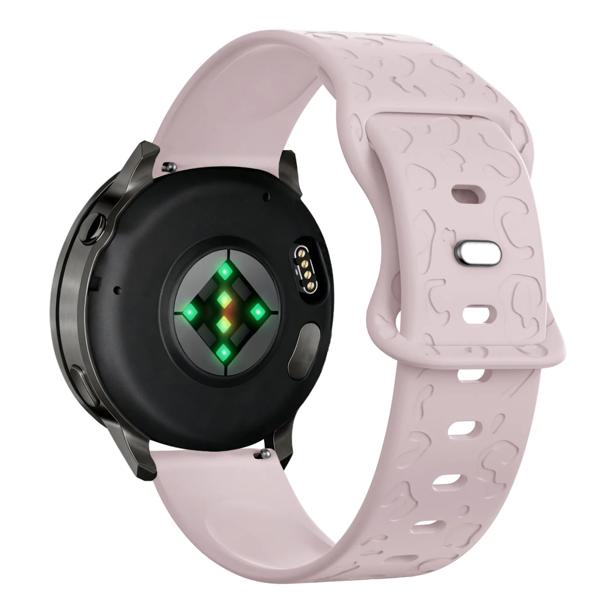 Bandz Garmin Forerunner 70 Silikonarmband 'Leopard' (Rosa)