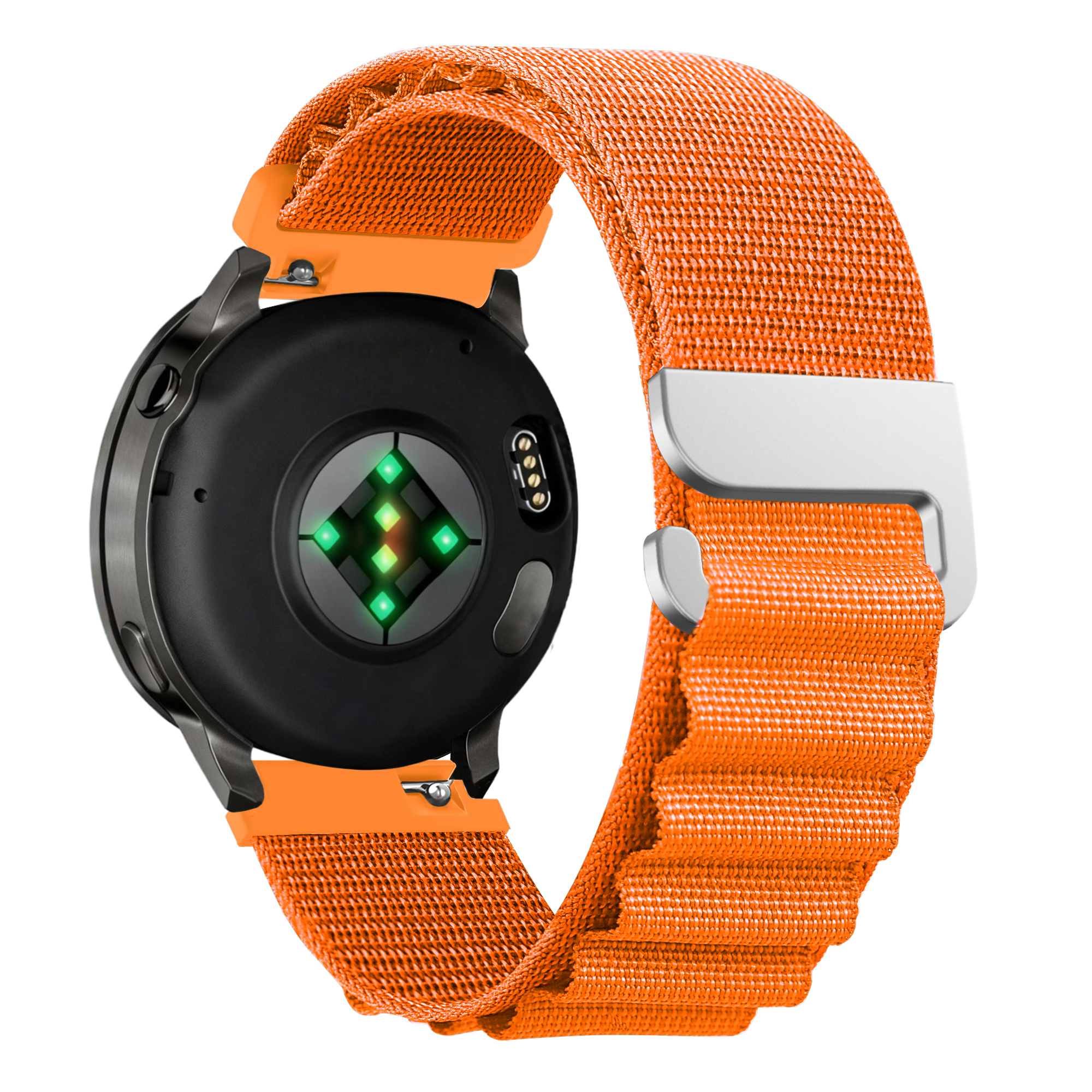 Bandz Garmin Forerunner 265 Alpine Nylonarmband (Orange)
