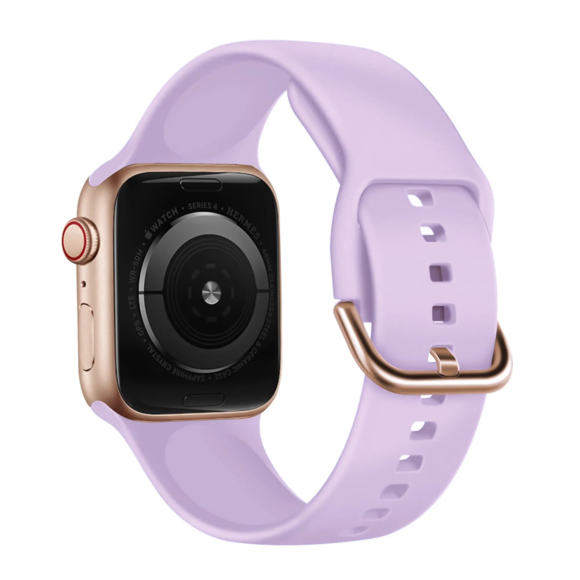 Apple Watch Silk Silikonarmband (Flieder)