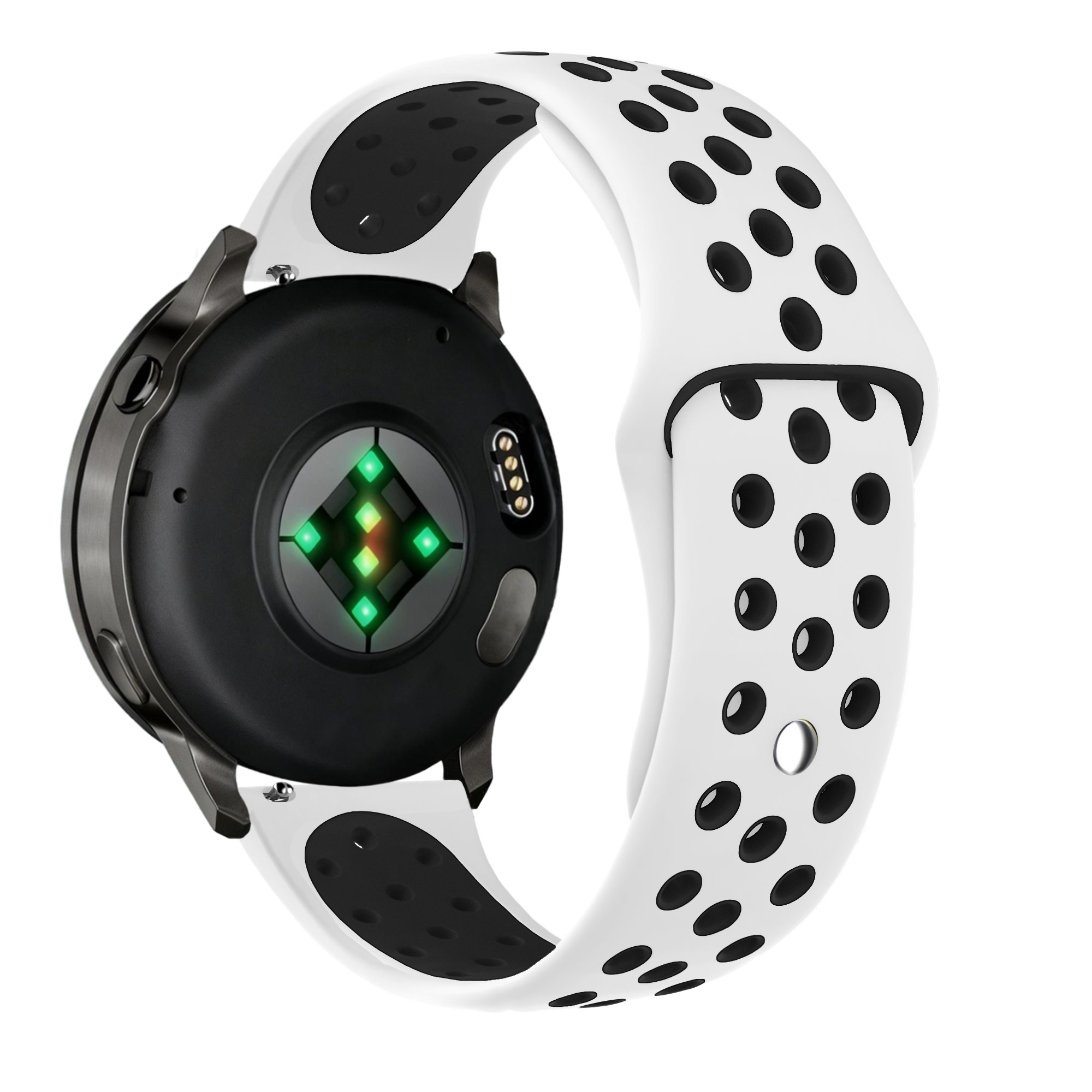 Bandz Garmin Vivoactive 3 Sport Strap 'Deluxe' (White/Black)