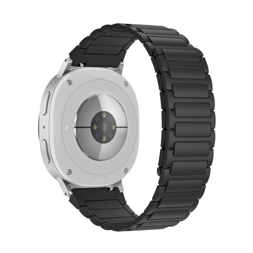 Samsung Galaxy Watch 8 - 40mm Magnetisches Silikonarmband (Schwarz)