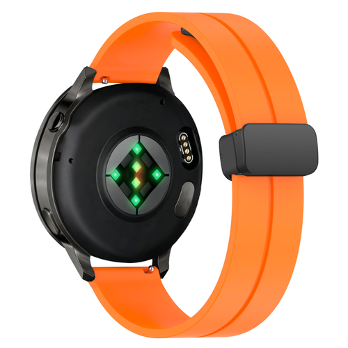 Bandz Garmin Vivoactive 3 Silikonarmband mit D-Schnalle (Orange)