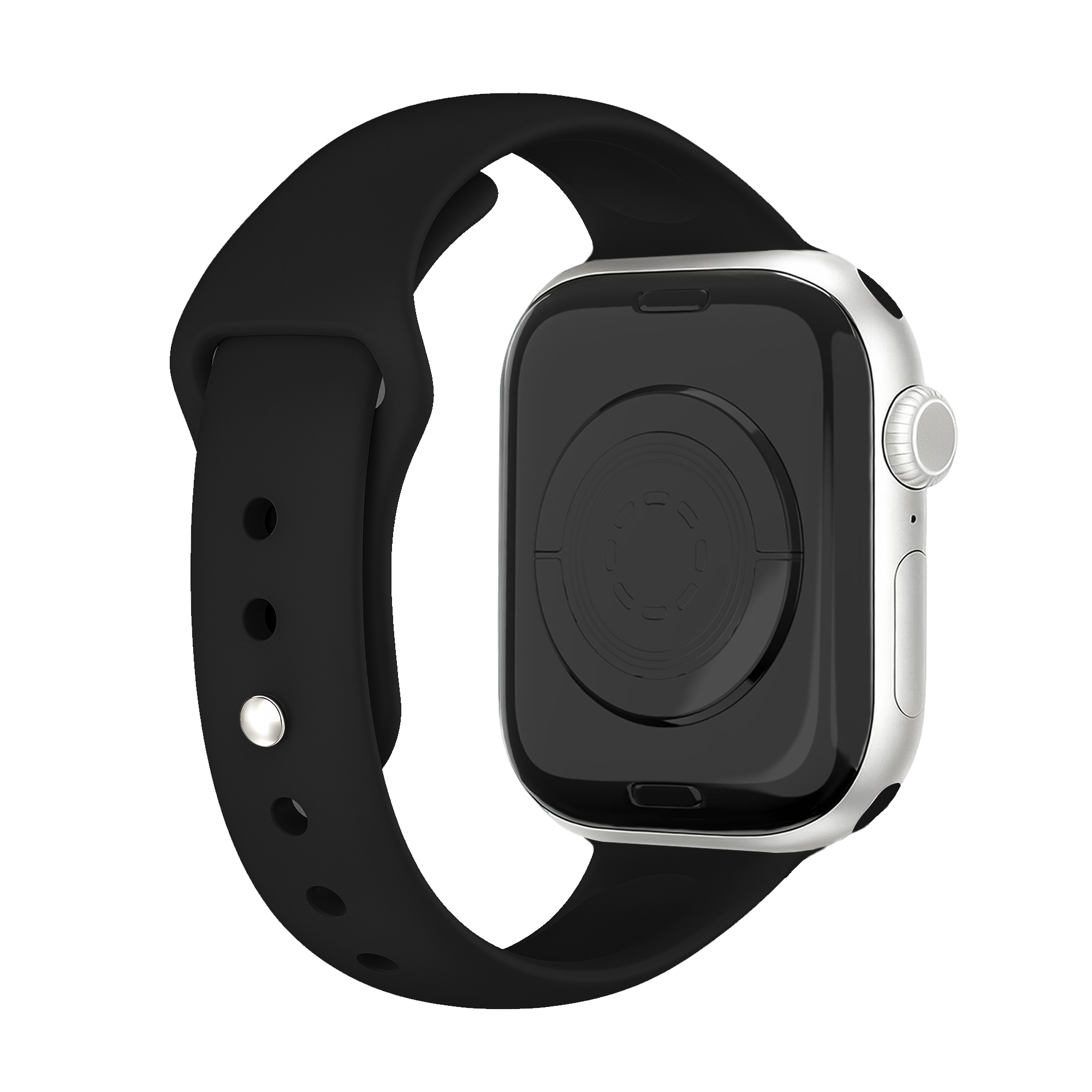 Apple Watch Slimfit Silicone Strap (Black)