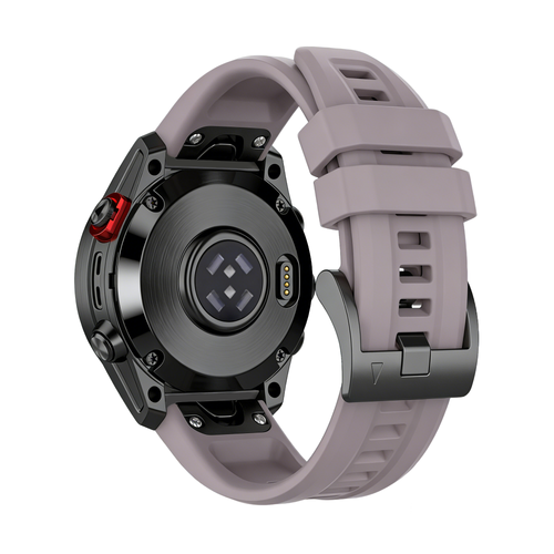 Bandz Garmin Epix Pro (Gen 2) 51mm Silikonarmband 'Classic' (Lavendel Grau)
