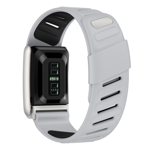 Whoop 5.0 Sport Strap (Light Grey/Black)