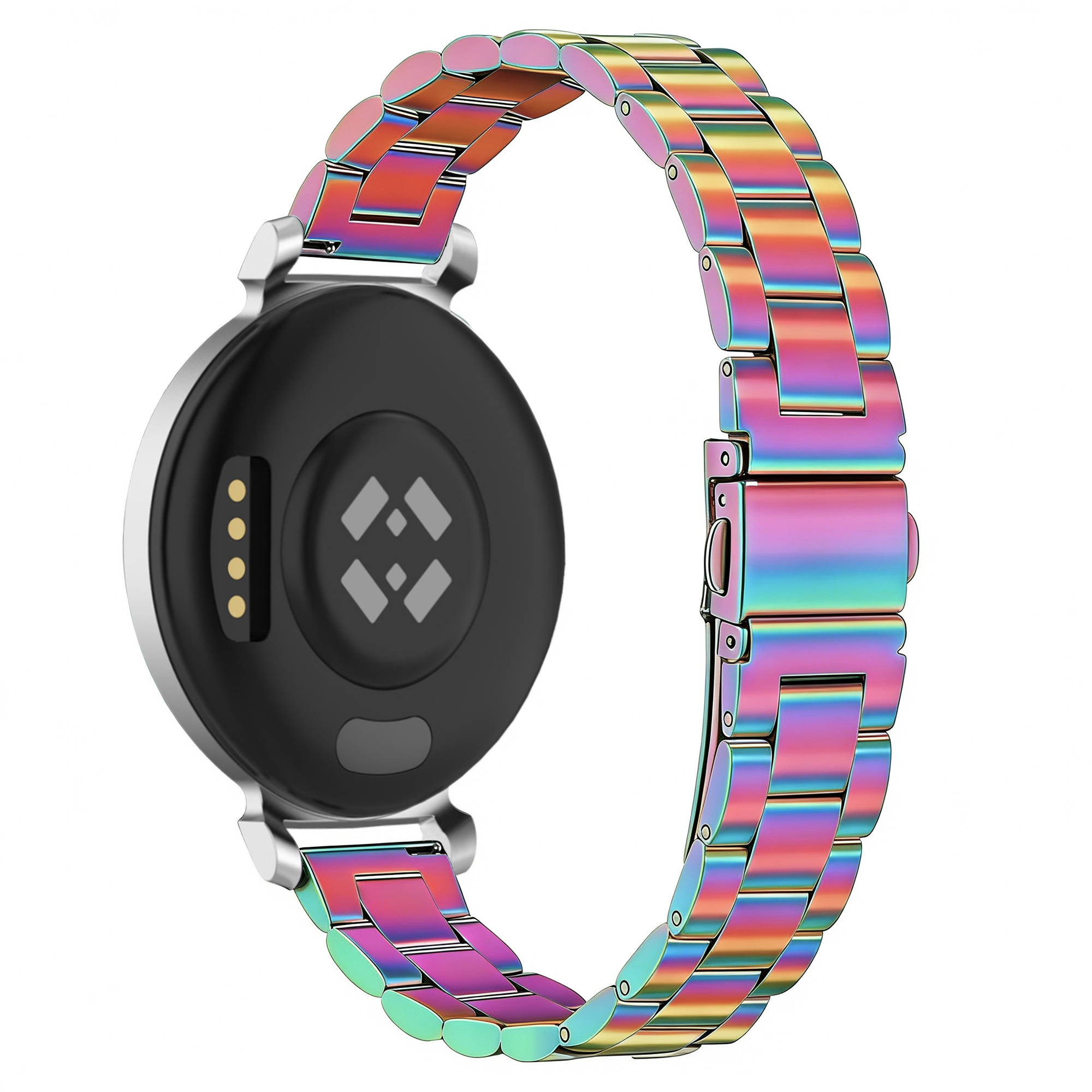 Bandz Pebble Round 2 - 14mm Steel Strap 'Classic' (Rainbow)