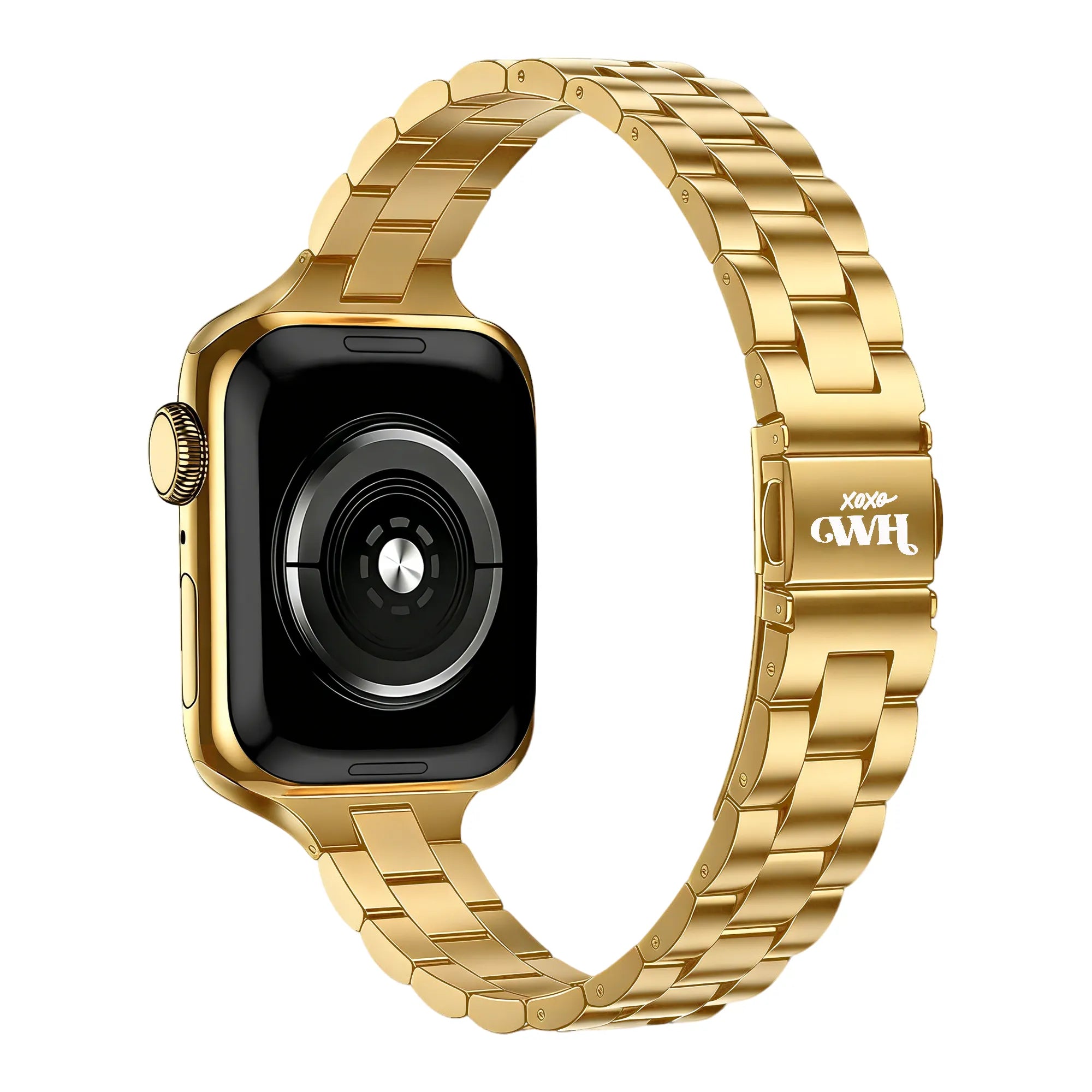 xoxo Wildhearts Apple Watch Feines Stahlarmband (Gold)