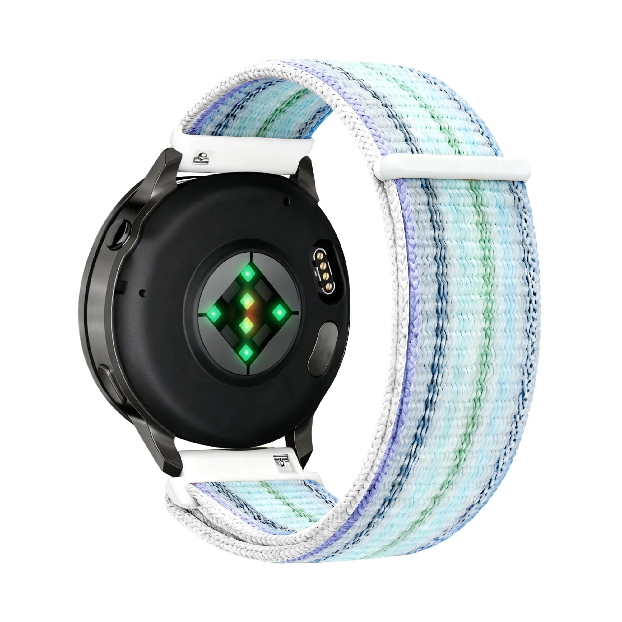 Bandz Garmin Venu 3s Nylon Loop Strap (Blue Stripes)