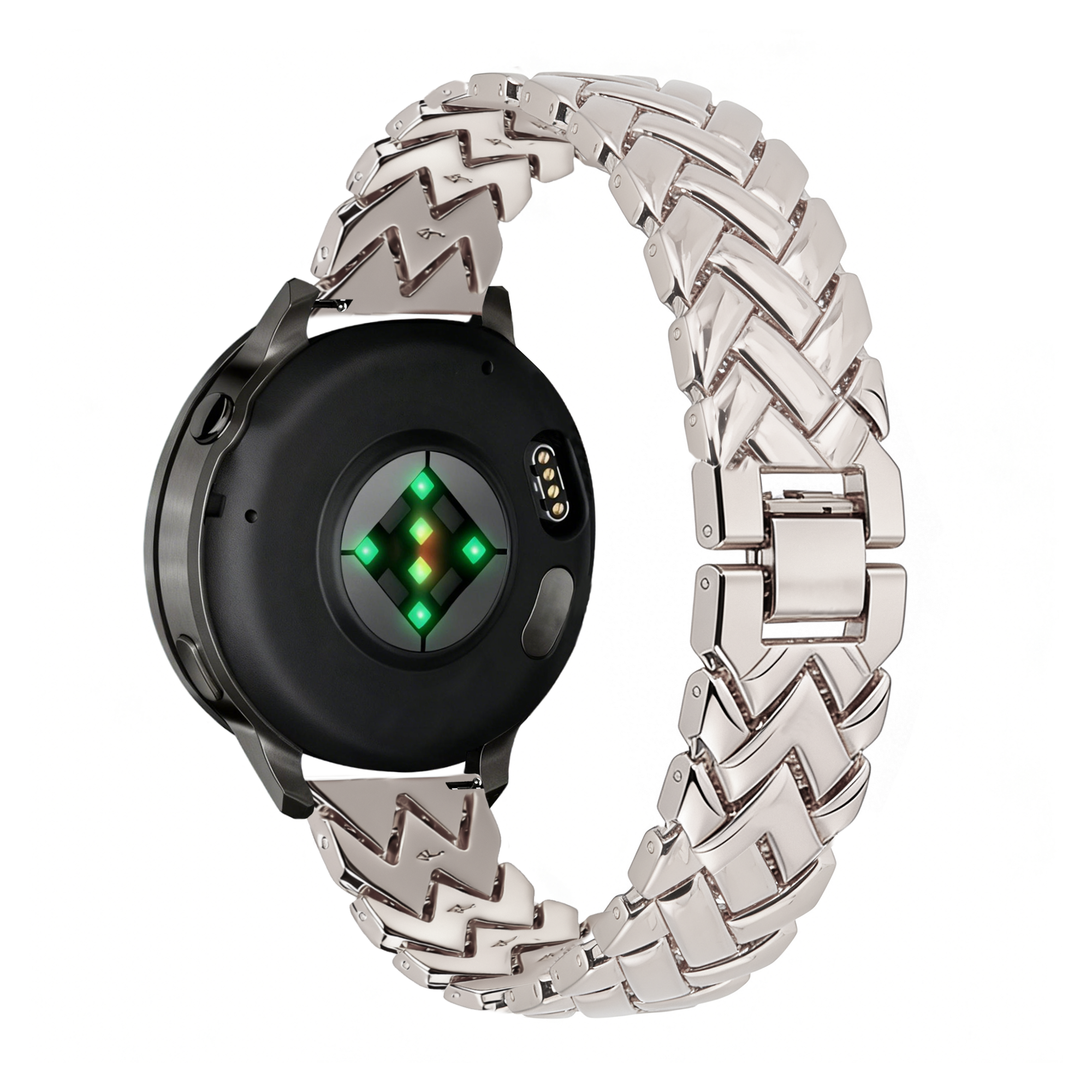 Bandz Oppo Watch X2 Mini Metal Strap 'V-Type' (Starlight)