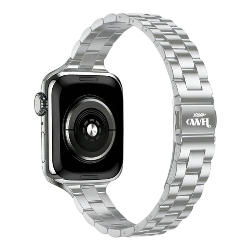 xoxo Wildhearts Apple Watch Feines Stahlarmband (Silber)