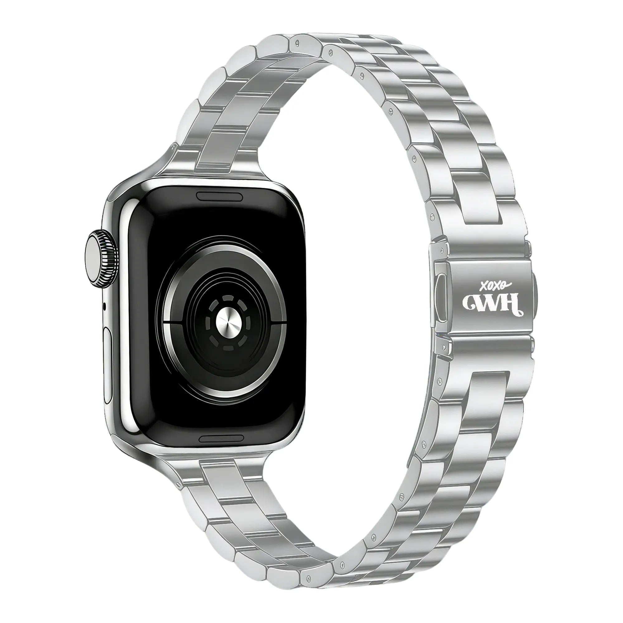 xoxo Wildhearts Apple Watch Feines Stahlarmband (Silber)