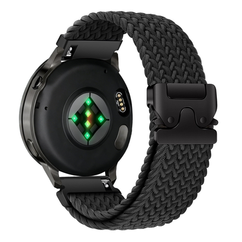 Bandz Garmin Venu 2 Geflochtenes Armband 'Parachute' (Schwarz)