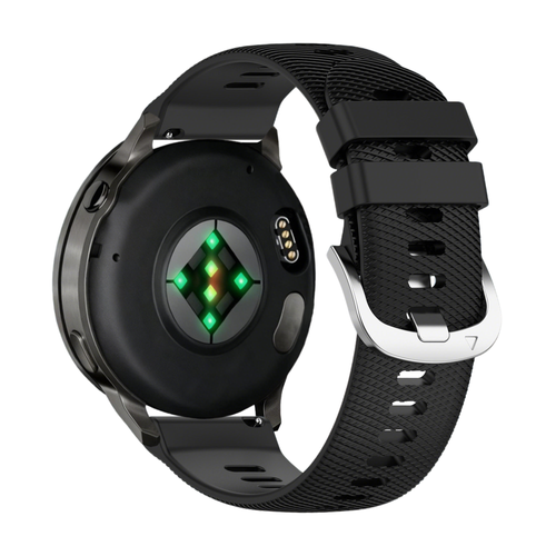 Bandz Garmin Venu 3s Silikonarmband 'Deluxe' (Schwarz)