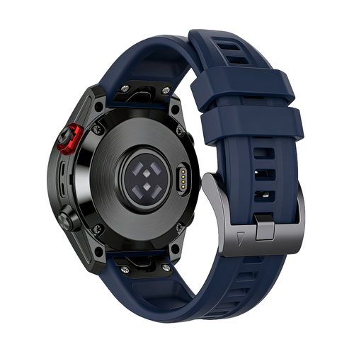 Bandz Garmin Instinct Silicone Strap 'Classic' (Dark Blue)