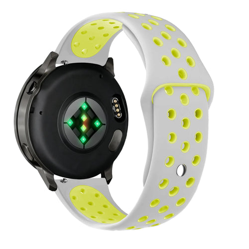Bandz Garmin Forerunner 265 Sport Strap 'Deluxe' (Grey/Yellow)