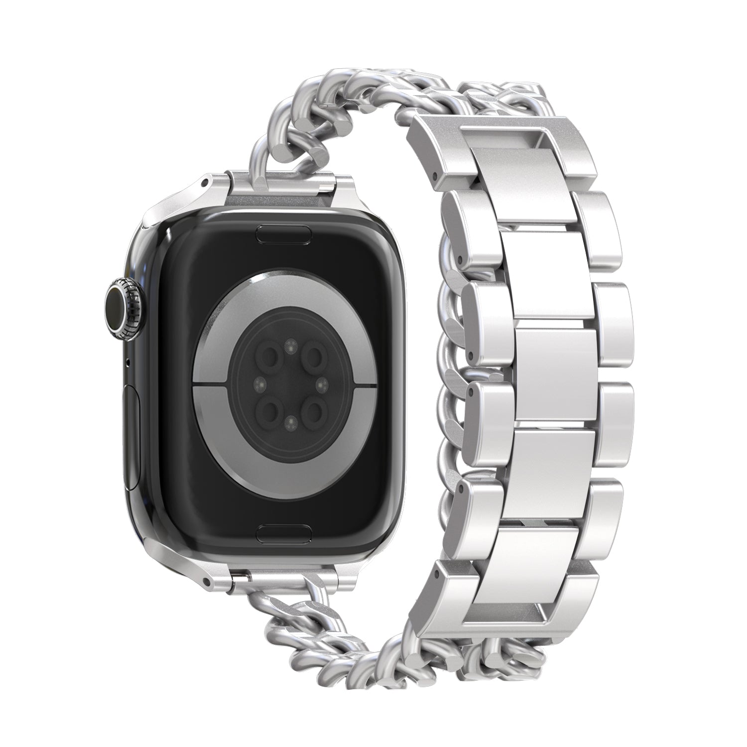 Bandz Apple Watch Stahlarmband 'Double Tour' (Polarstern)