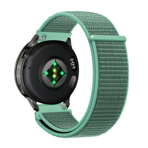 Bandz Garmin Venu 2 Nylon Loop Armband (Mintgrün)