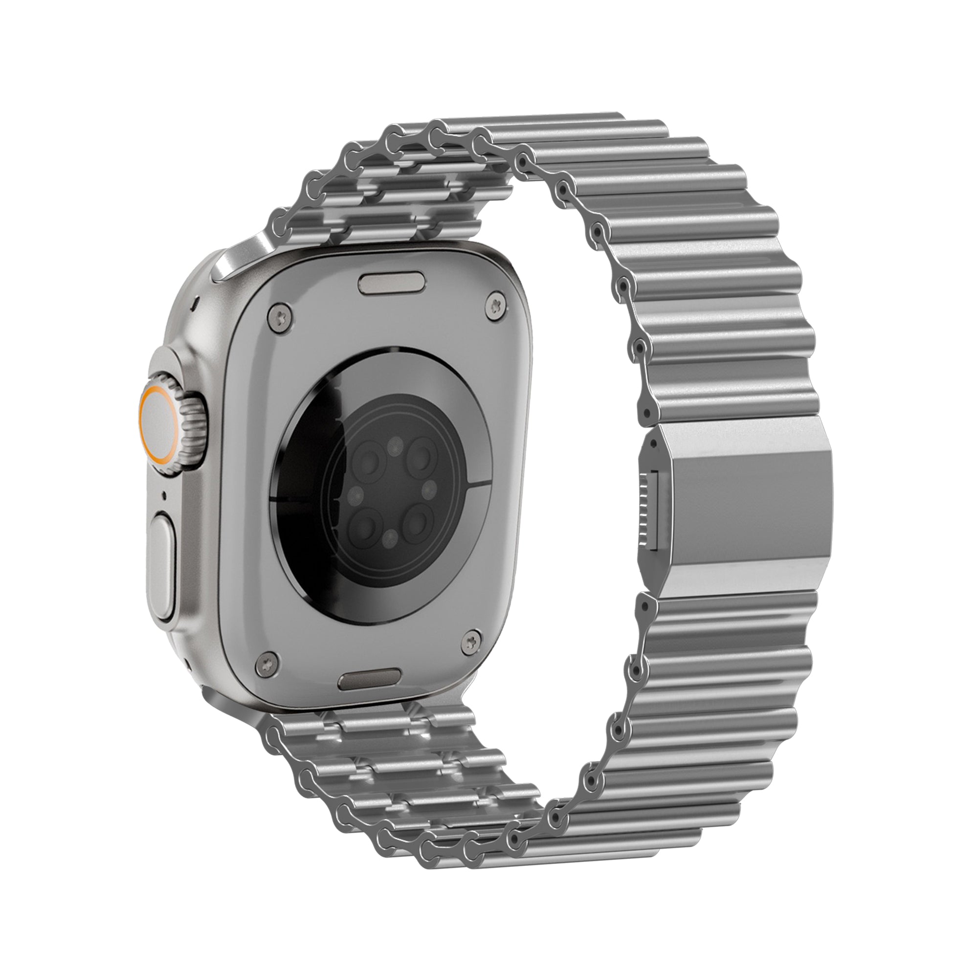 Bandz Apple Watch Ultra Premium Steel Strap 'Ocean' (Titanium)