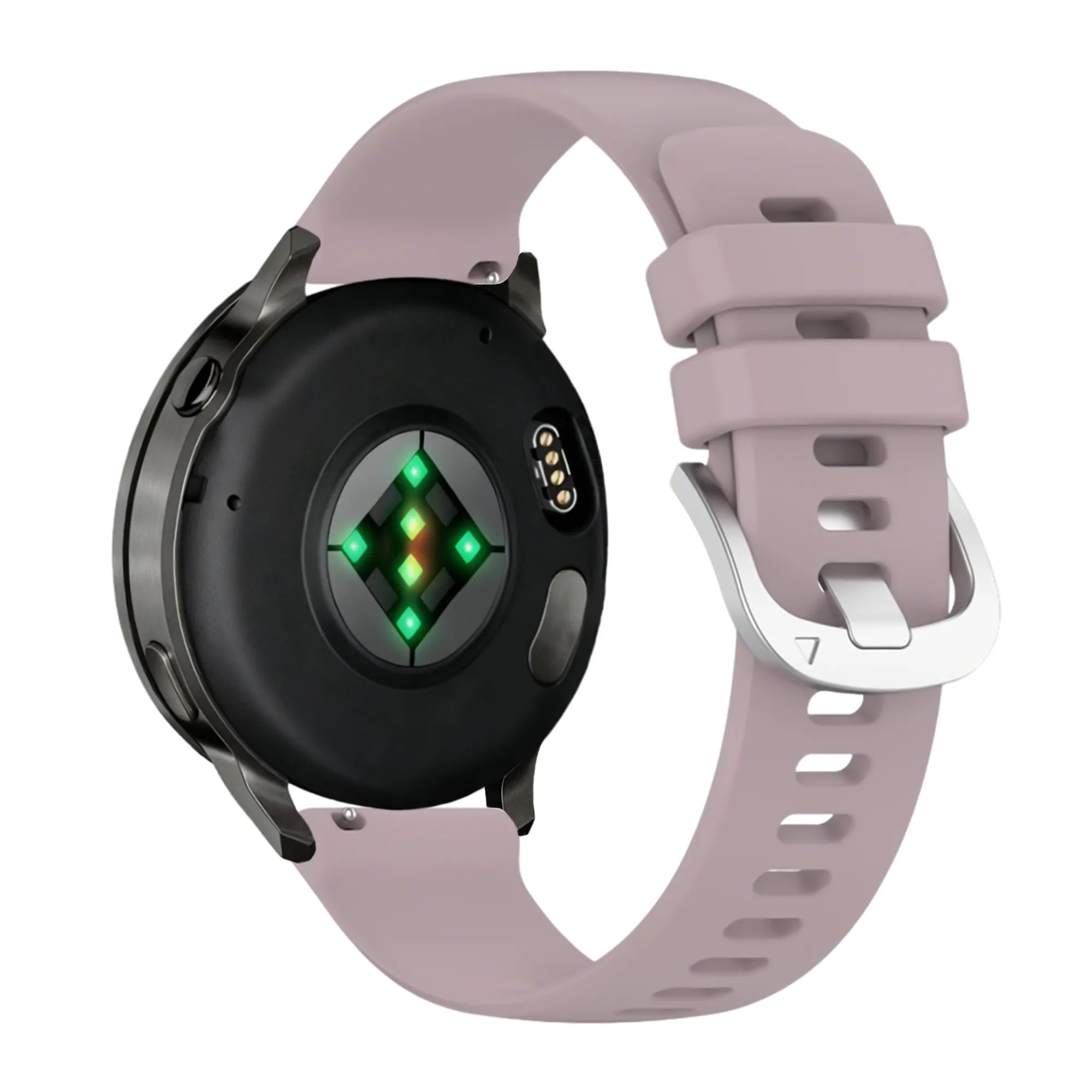 Bandz Garmin Vivoactive 4s Silikonarmband 'Classic' (Lavendel)