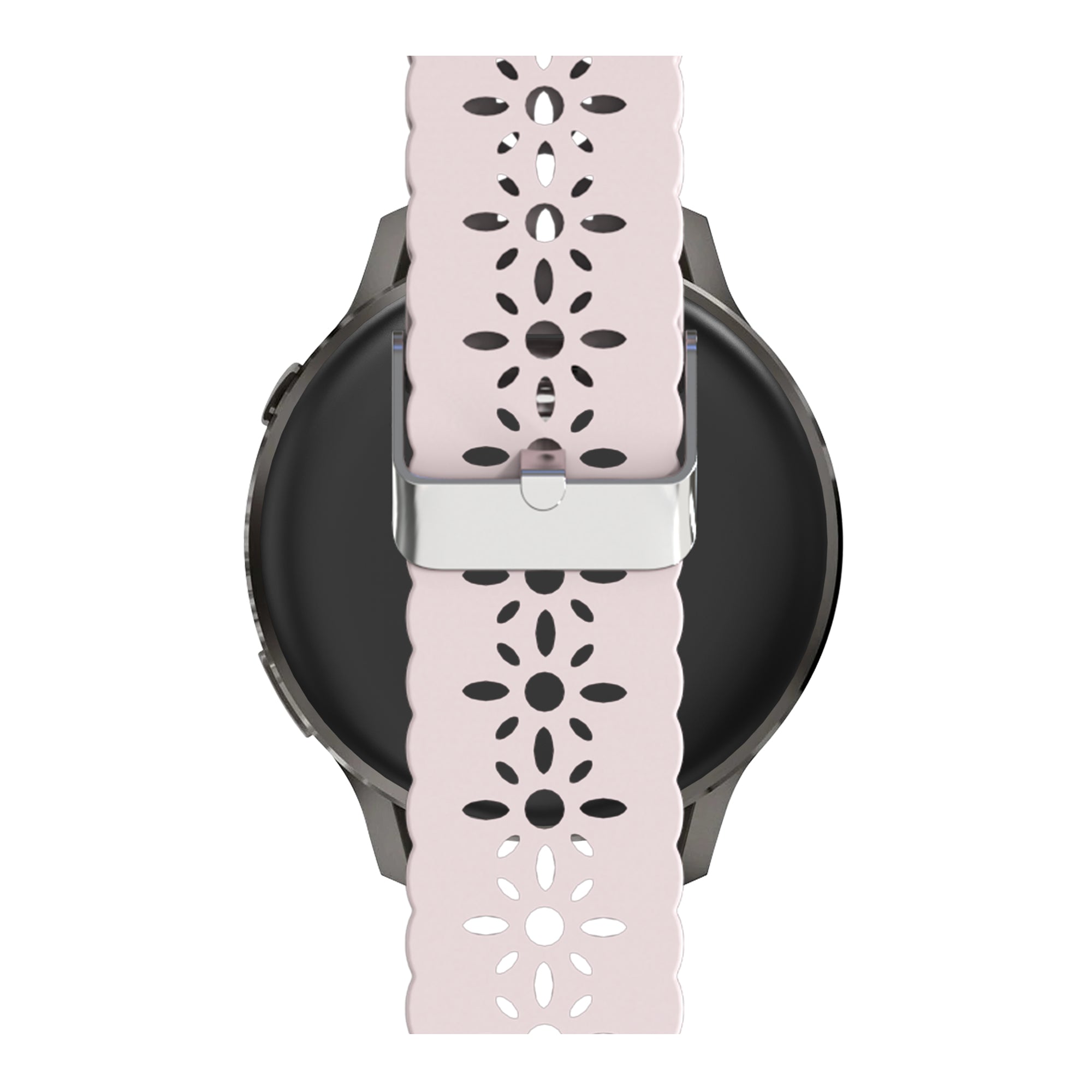 Bandz Garmin Vivomove Luxe Silicone Strap 'Lace' (Pink)