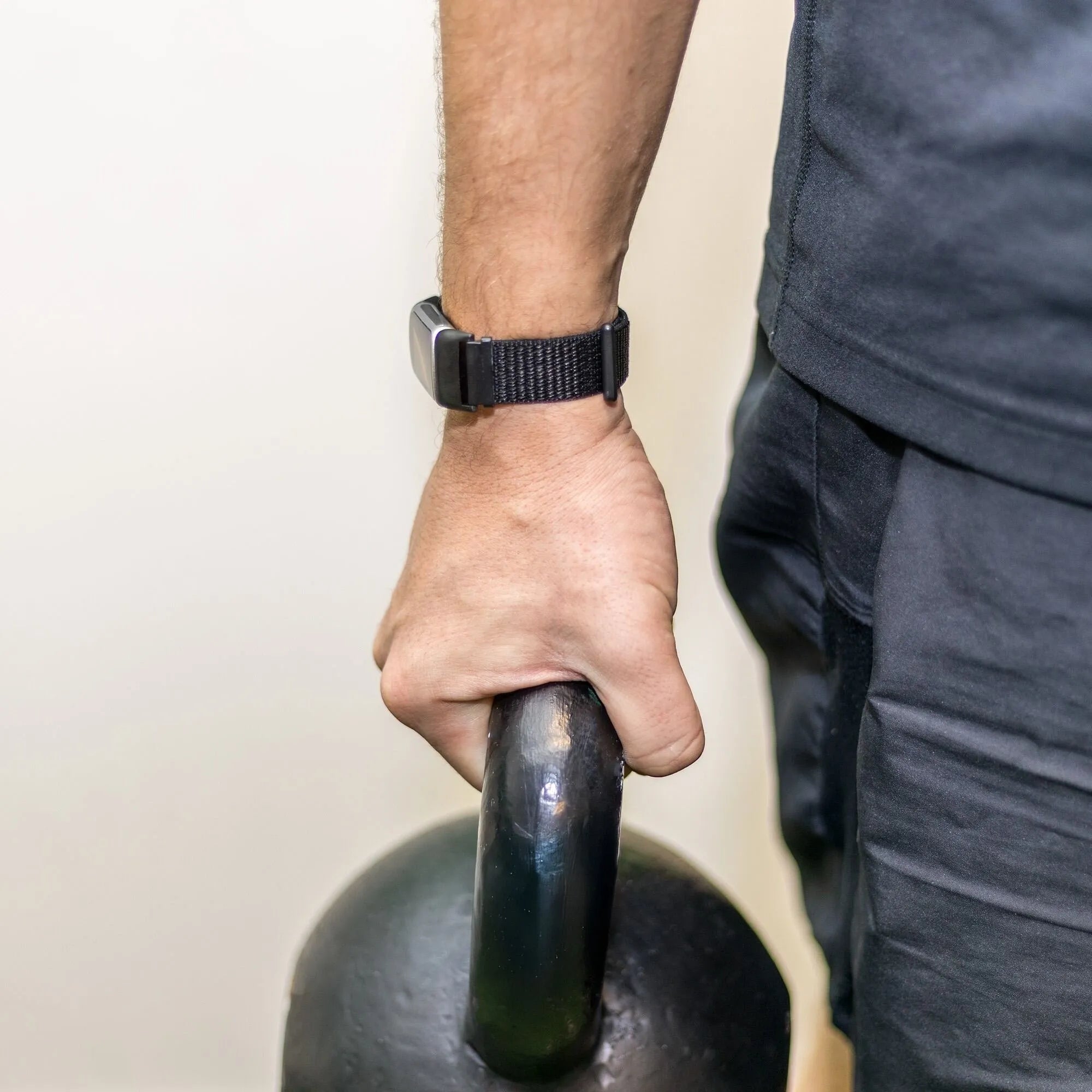 Fitbit Charge 6 Nylonband (Schwarz)